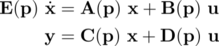 State-space equation of parametric full order model